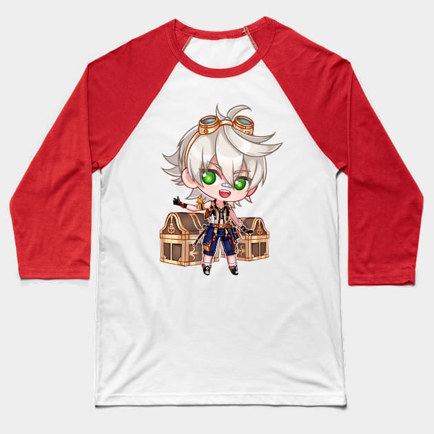 Bennett chibi Baseball T-Shirt by HellaKumii